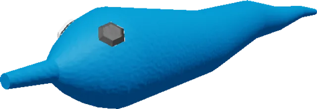 Blue Wiggly Worm