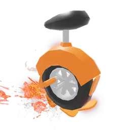 Orange Unicycle