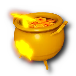 Solid Gold Lucky Pot